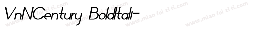 VnNCentury BoldItali字体转换